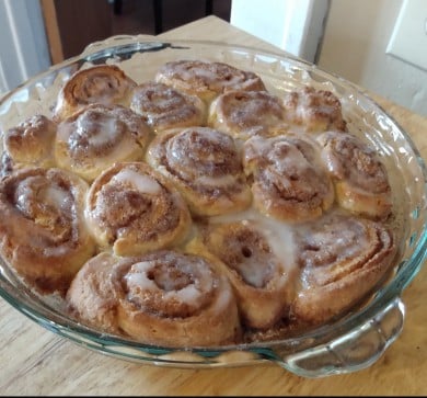 Quick Cinnamon Rolls - No Yeast