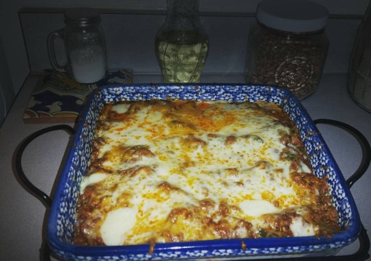 Southwestern Baked Spaghetti