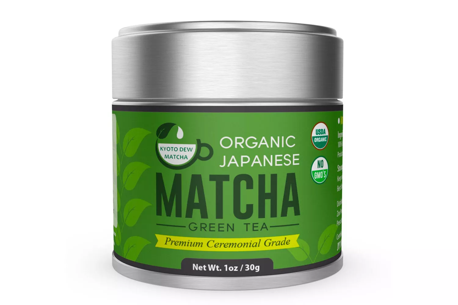 Kyoto Dew Matcha Organic Premium Ceremonial Grade Matcha