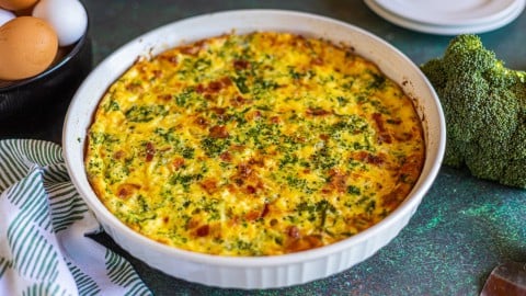 Blender Quiche - or Whatever You Have in Your Kitchen Leftover