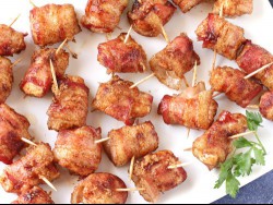 Sweet Chicken Bacon Wraps (Paula Deen)