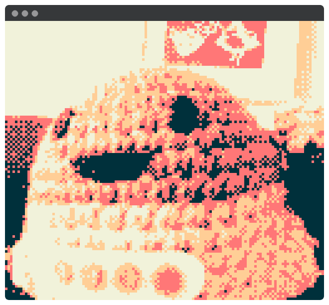 A picture from a hacked Game Boy camera.