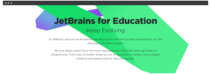 The JetBrains website.