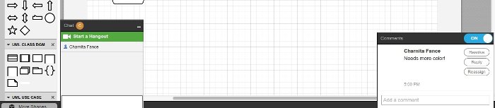 Chat and add comments to documents.