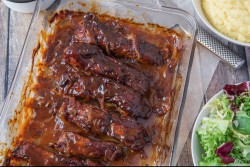 Beer 'n BBQ Braised Country Style Pork Ribs