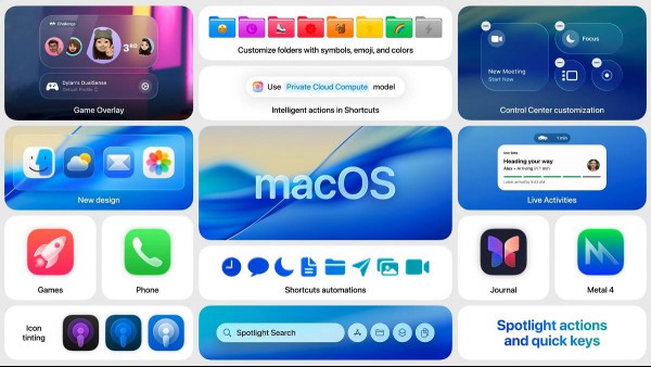 macOS Tahoe 26 announced with improved Spotlight, Continiuity features