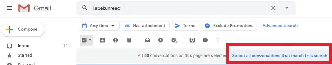 Mark All Unread Emails As Read In Gmail And Delete Them Mark Search Selection Mark All Unread Emails As Read In Gmail And Delete Them Mark Search Selection