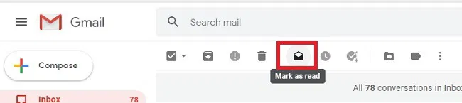 Mark All Unread Emails As Read In Gmail And Delete Them Read Icon Mark All Unread Emails As Read In Gmail And Delete Them Read Icon