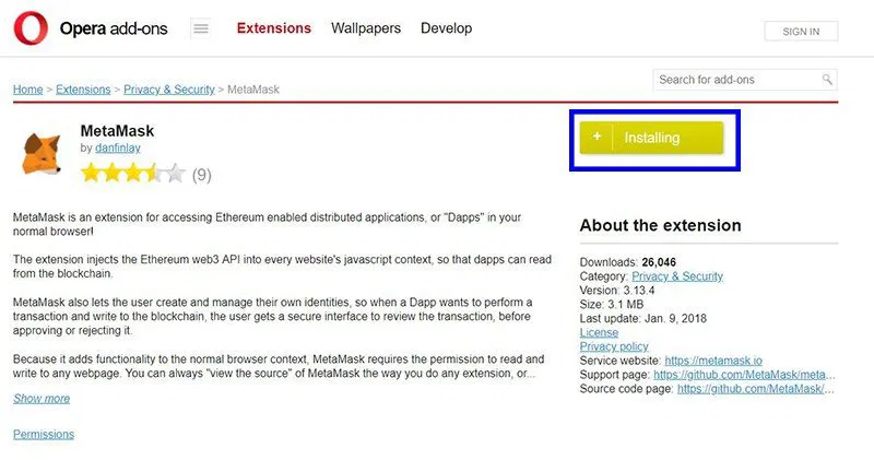 metamask-opera metamask-opera