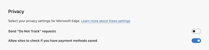 Microsoft Edge Mac Good Do Not Track