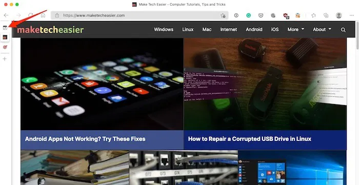 Microsoft Edge Mac Good Vertical Tabs