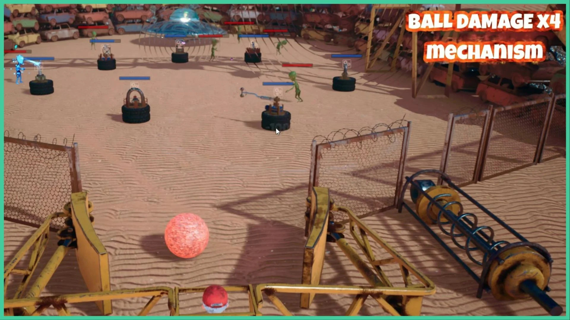 Destroy All Humans Goes to the Arcade in Mr.Welder’s Pinball Defence