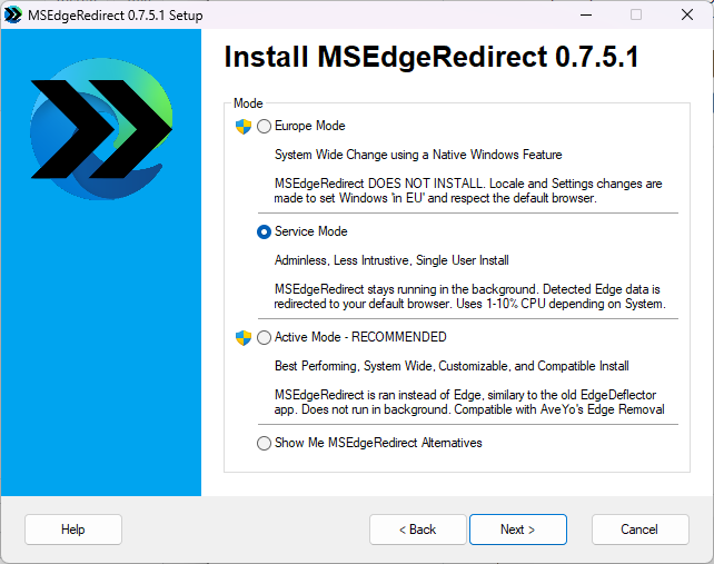 Europe Mode Windows 11