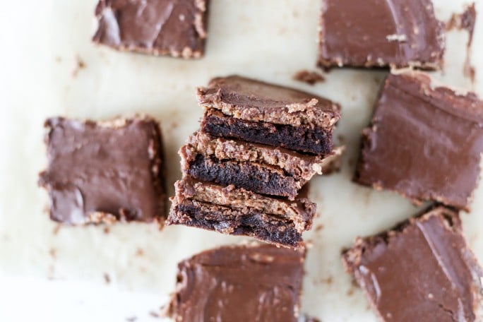 Super Peanut Butter Filled Brownies