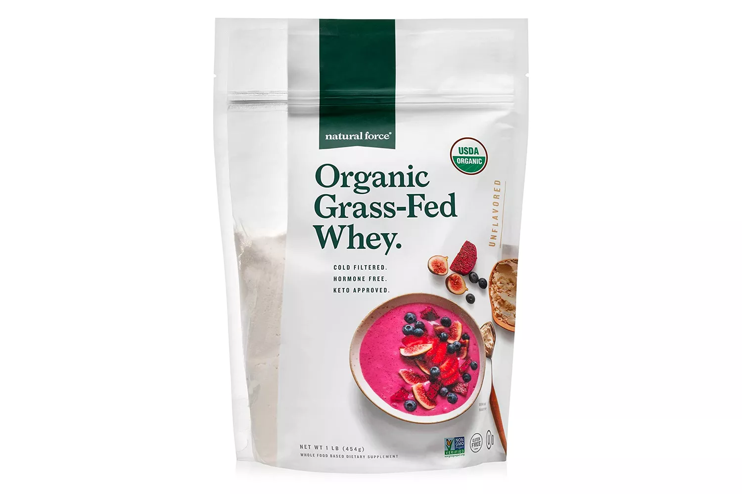 Natural Force Grass Fed Organic Whey Protein Powder
