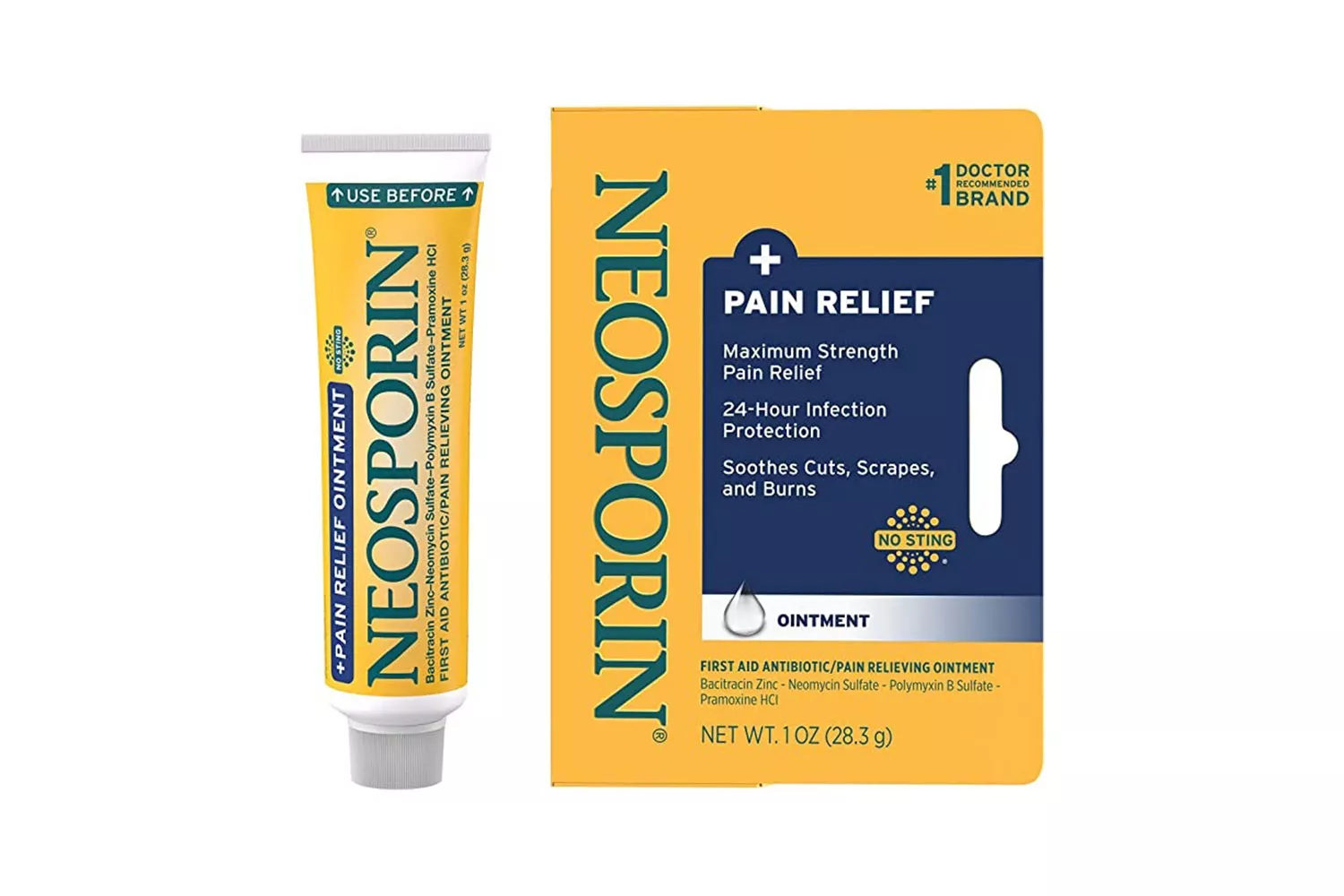 Neosporin + Pain Relief Dual Action Antibiotic Ointment