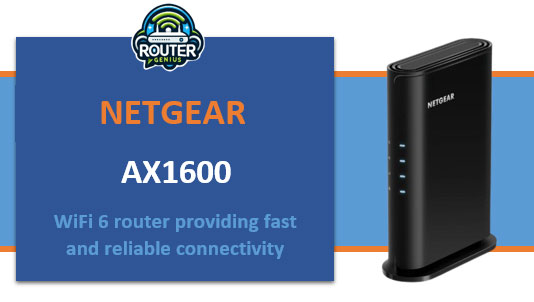 Netgear ax1600(WiFi 6 router providing fast & reliable connectivity)