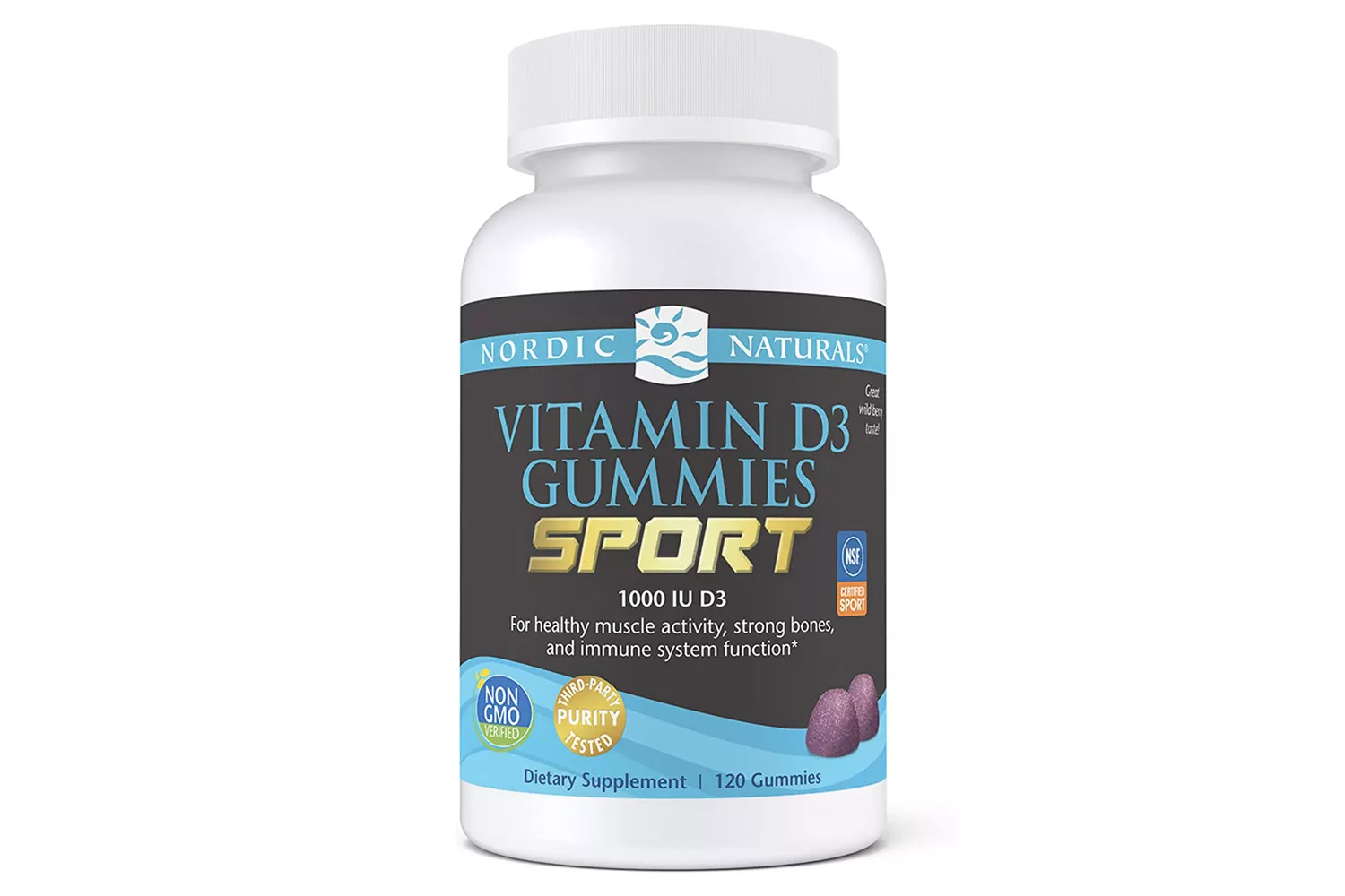 Nordic Naturals Vitamin D3 Gummies Sport