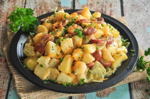 Potato Kielbasa Skillet