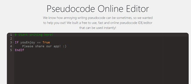 Online Code Editors To Help You Code On The Go Code Pseudo