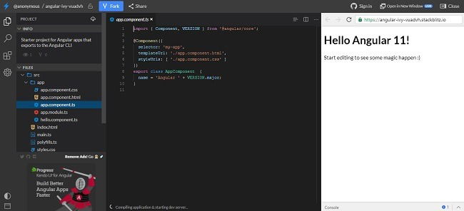 Online Code Editors To Help You Code On The Go Stackblitz