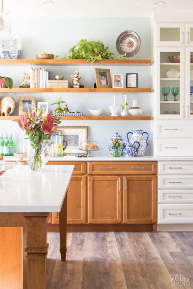 boho-style kitchen organizing ideas