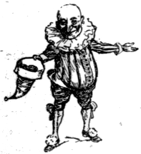 Mr. Punch bows.