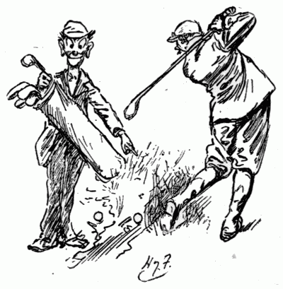 Caddie with a Squint