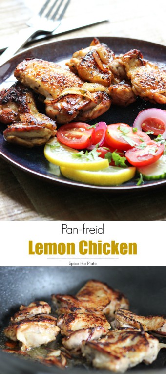 pan-fried lemon chicken