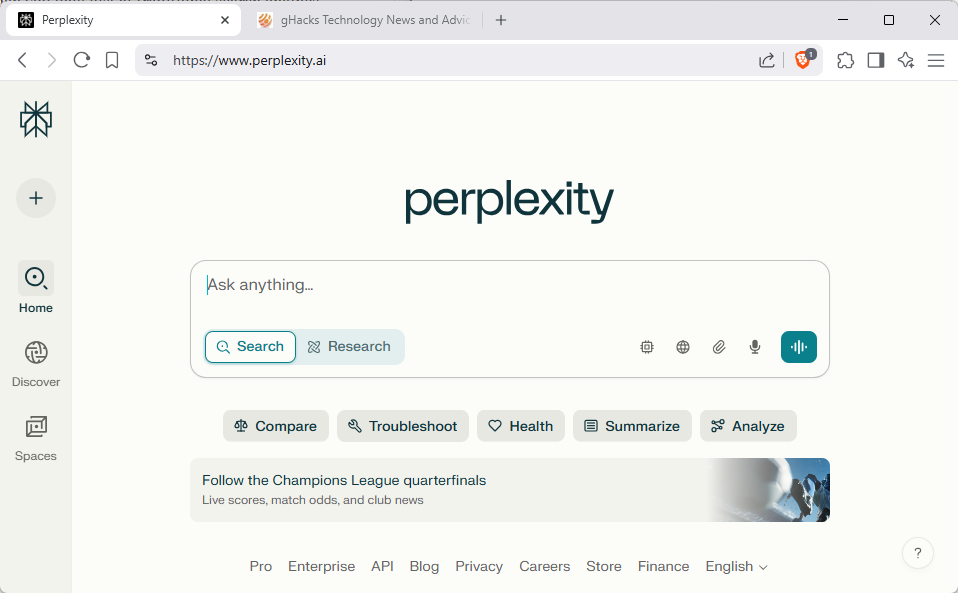 Perplexity AI Search