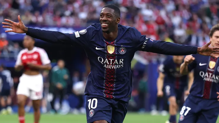 Video: Ousmane Dembele levels the score for PSG vs Arsenal at the Champions League final