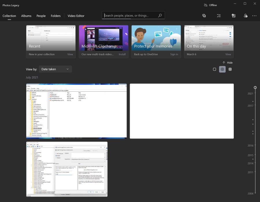Photos Legacy app for Windows