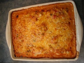 Spanish Chicken & Rice Bake