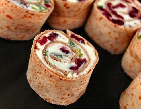 Cranberry Feta Pinwheels