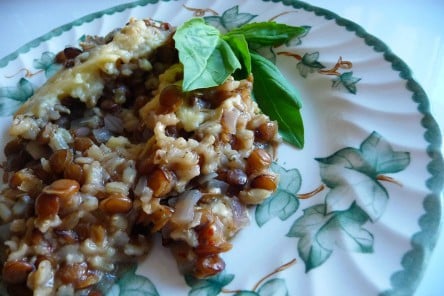 Brown Rice and Lentil Casserole