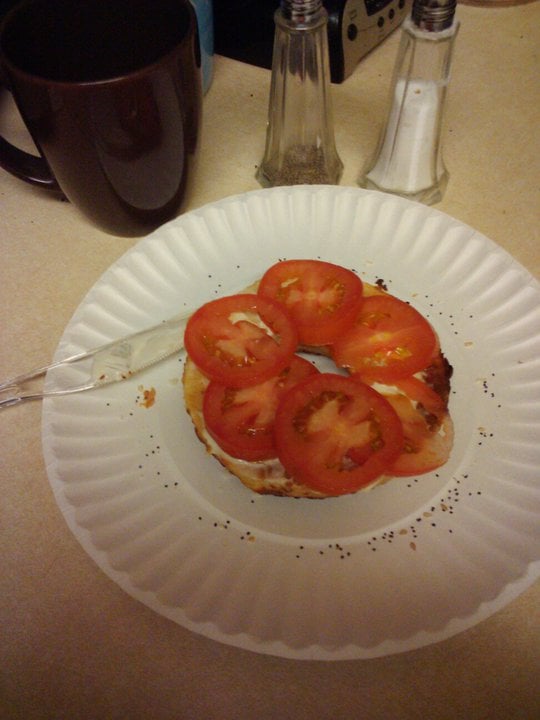 Simple Tomato Sandwich