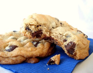 Thick, Soft, and Chewy Chocolate Chip Cookies