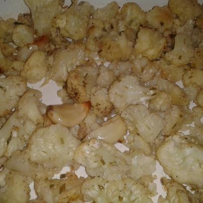 Roasted Cauliflower & 16 Roasted Cloves of Garlic