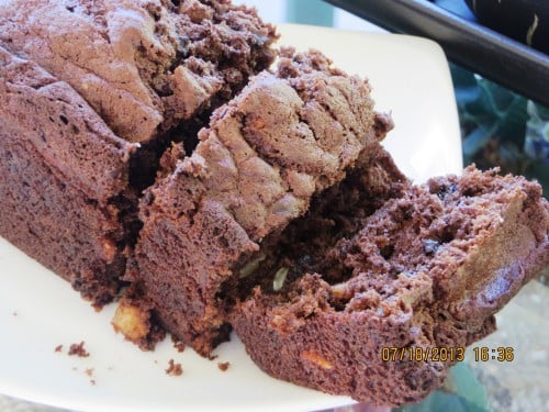 Chocolate Chocolate Chip Sour Cream Banana Bread