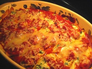 Kittencal's Spinach & Four-Cheese Manicotti (Vegetarian)