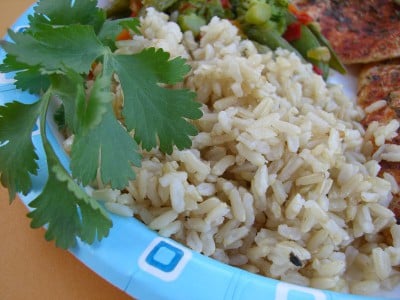 Alton Brown's Baked Brown Rice