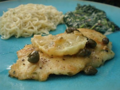 Teresa's Veal -or-Chicken Piccata