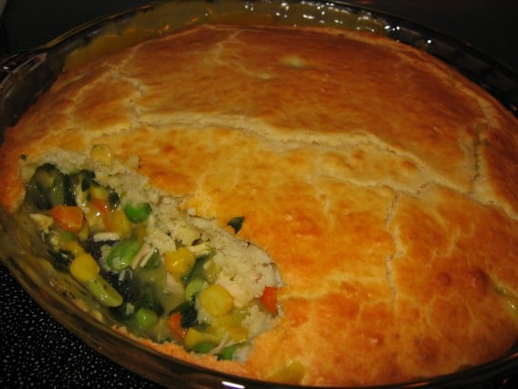 Easy Bisquick Chicken Pot Pie