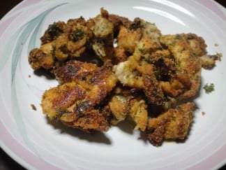 Oven-Fried Garlic Chicken