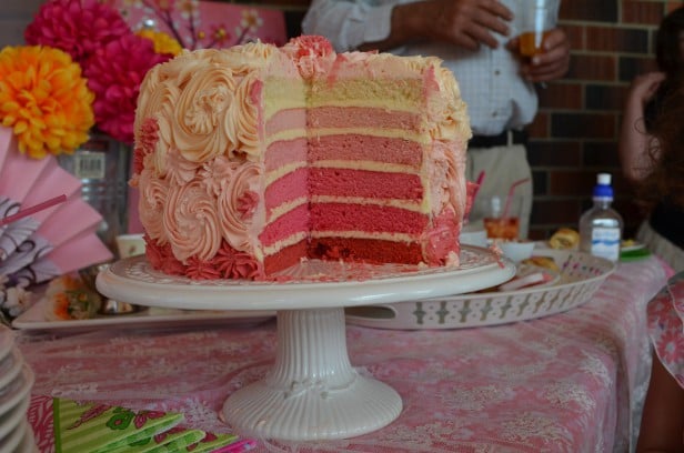 Magnolia Bakery's Vanilla Birthday Cake and Frosting