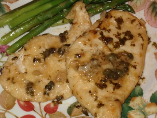 Teresa's Veal -or-Chicken Piccata