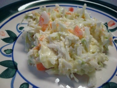 Sweet, Creamy Coleslaw