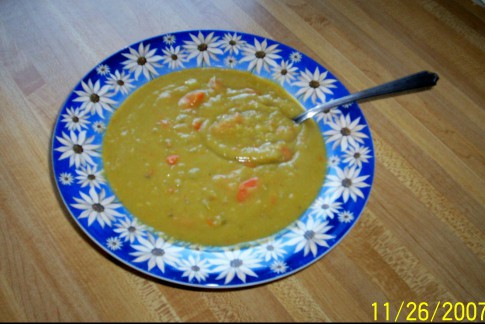 Uncle Bill's Green Split Pea With Hambone Soup