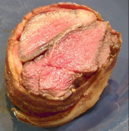 Sweet Bacon-Wrapped Venison Tenderloin