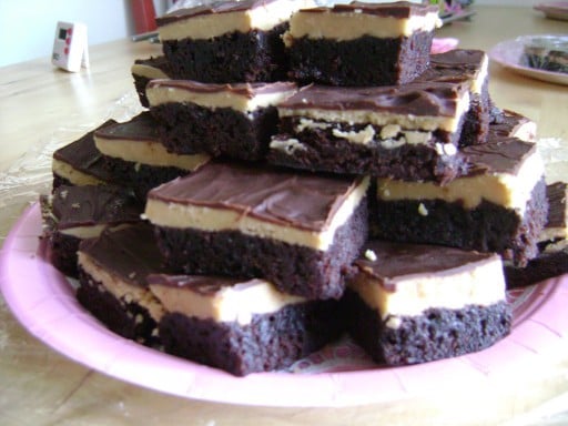 Super Peanut Butter Filled Brownies